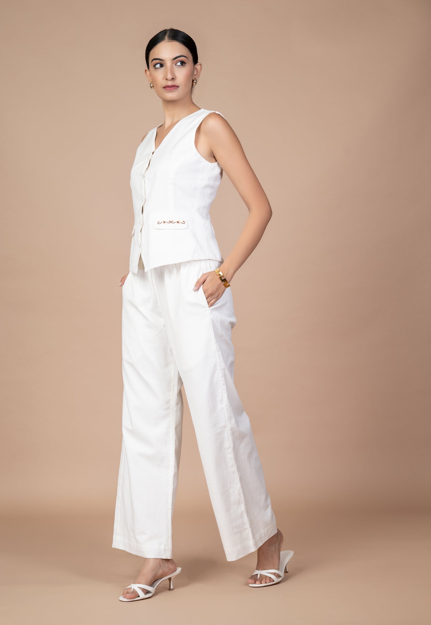 Shikara Pants - White