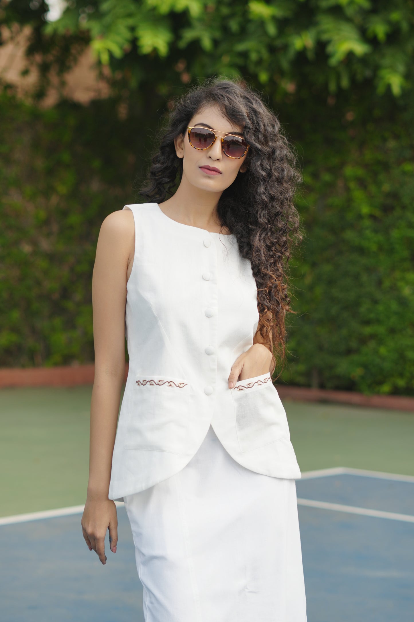 Pangong Top - White