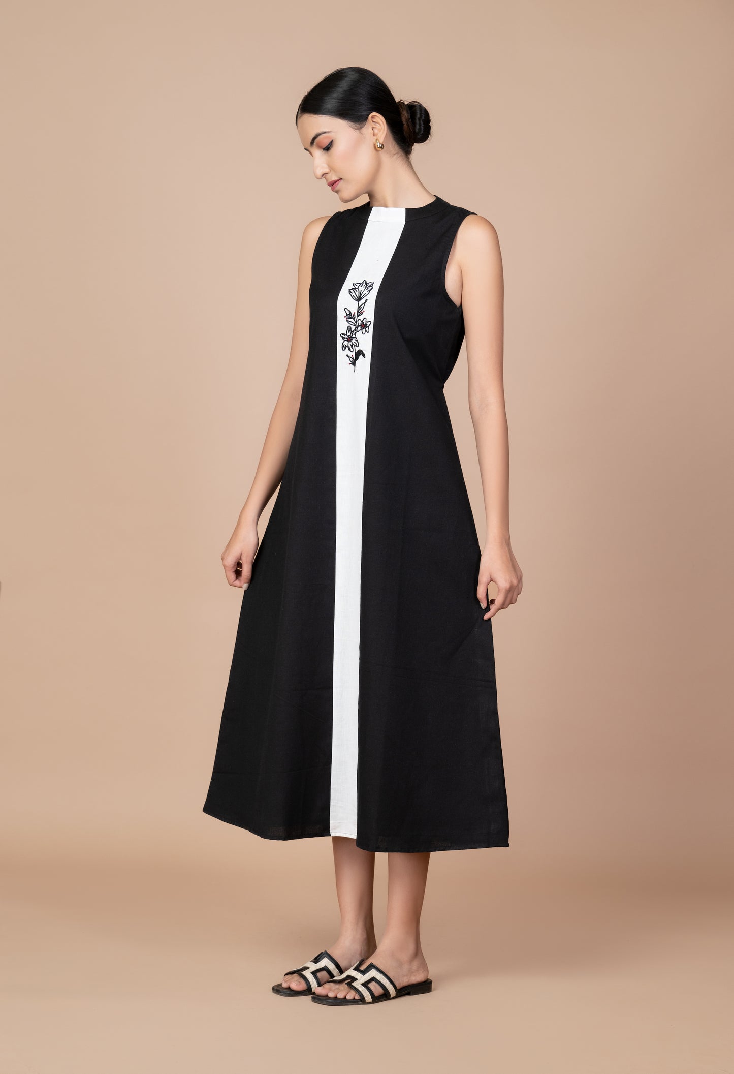 Rogan A Line Dress - Black