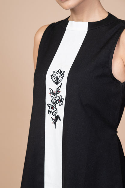 Rogan A Line Dress - Black