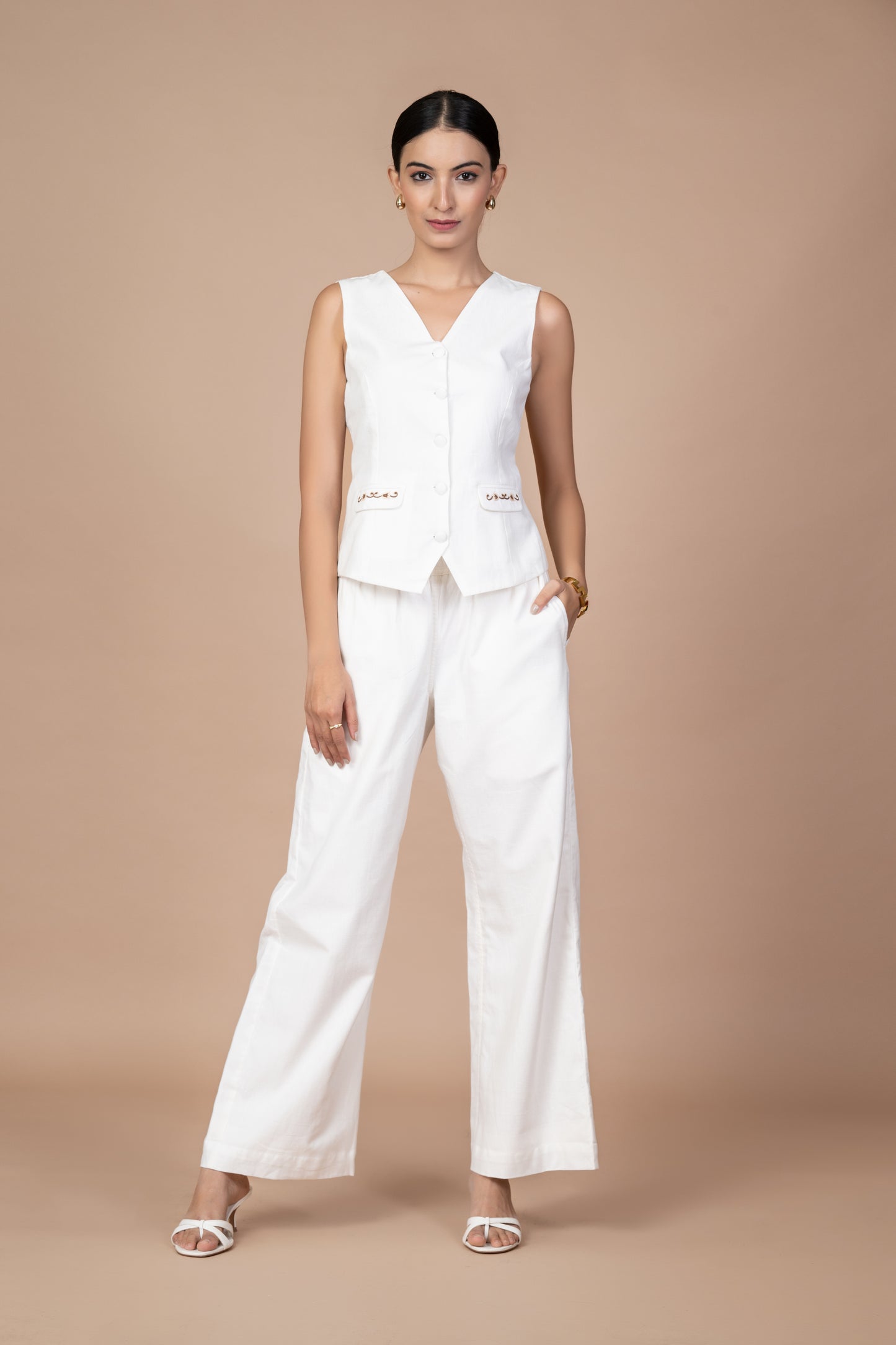 Shikara Pants - White