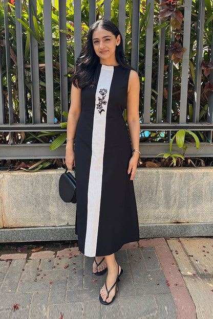 Rogan A Line Dress - Black